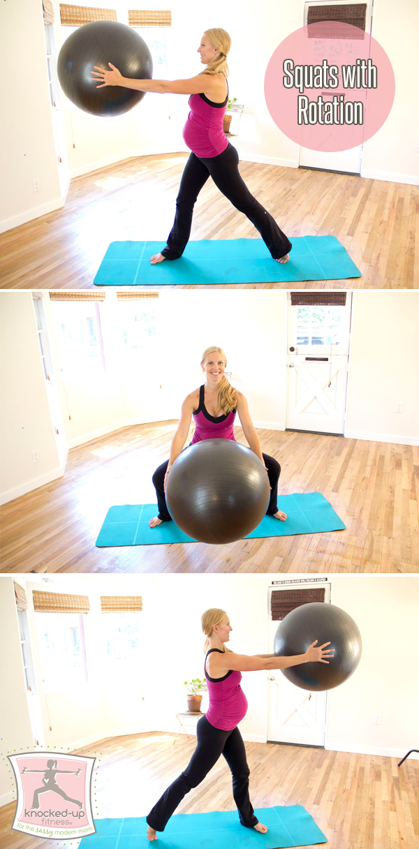 Prenatal & Postnatal Squats with Rotation