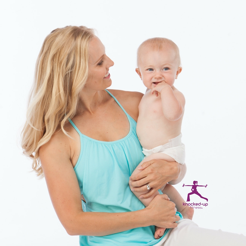 picture of erica ziel holding her baby