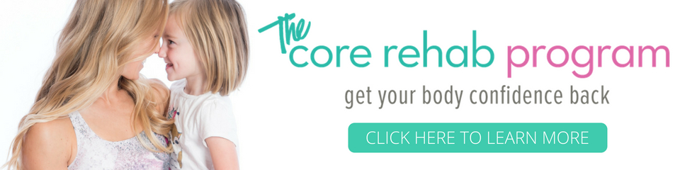picture of an advertisement for the Knocked-Uo Fitness core rehab program by Erica Ziel