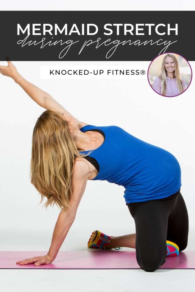 image of pregnancy mermaid stretch