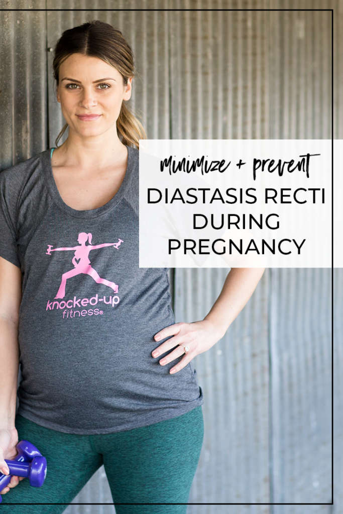 picture of minimize diastasis recti during pregnancy