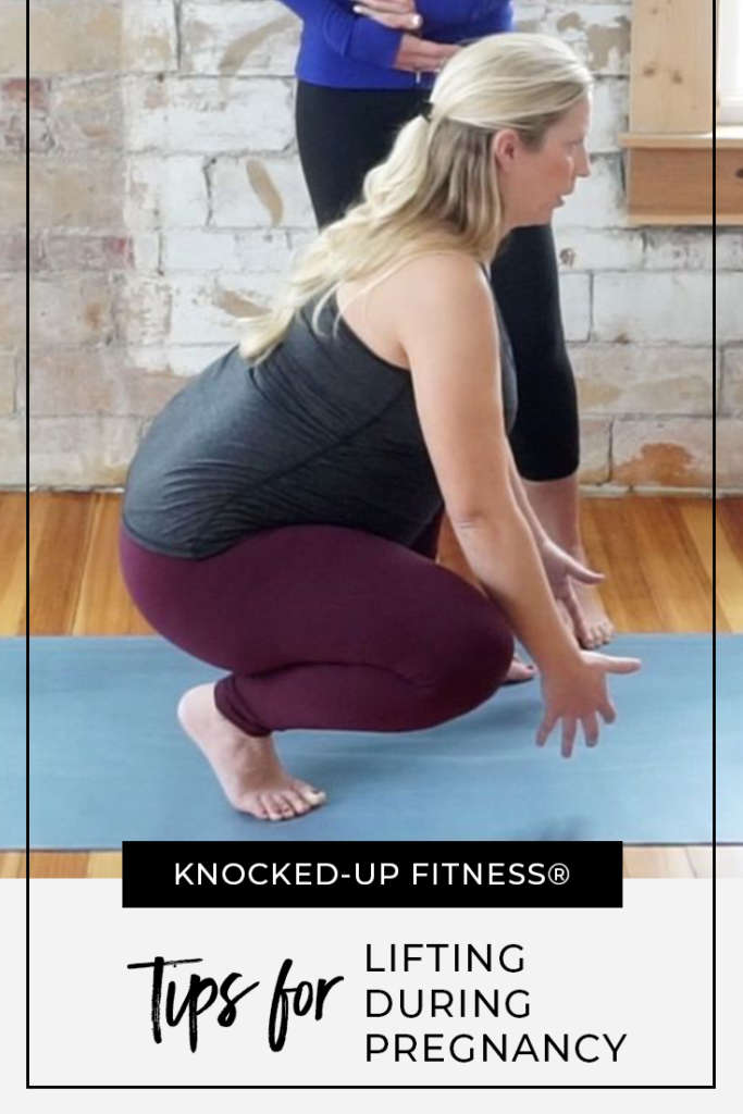 picture of tips for lifting during pregnancy