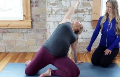 image of pregnancy stretches for your hips