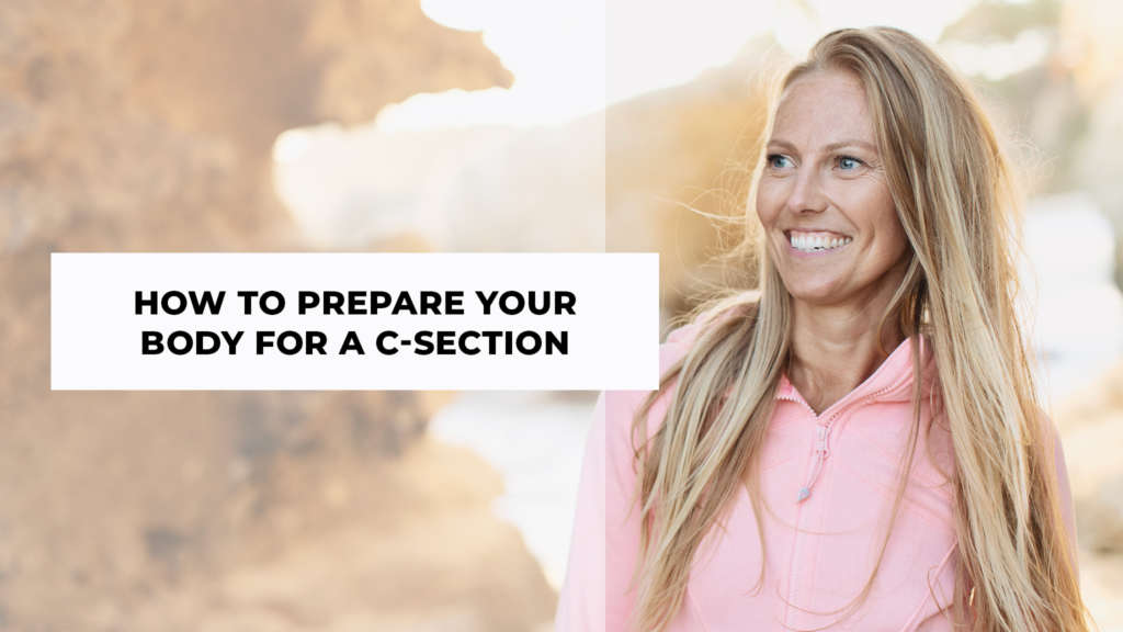 image of prepare your body for cesarean section