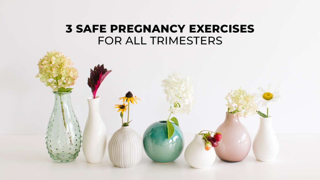 picture of safe pregnancy exercises