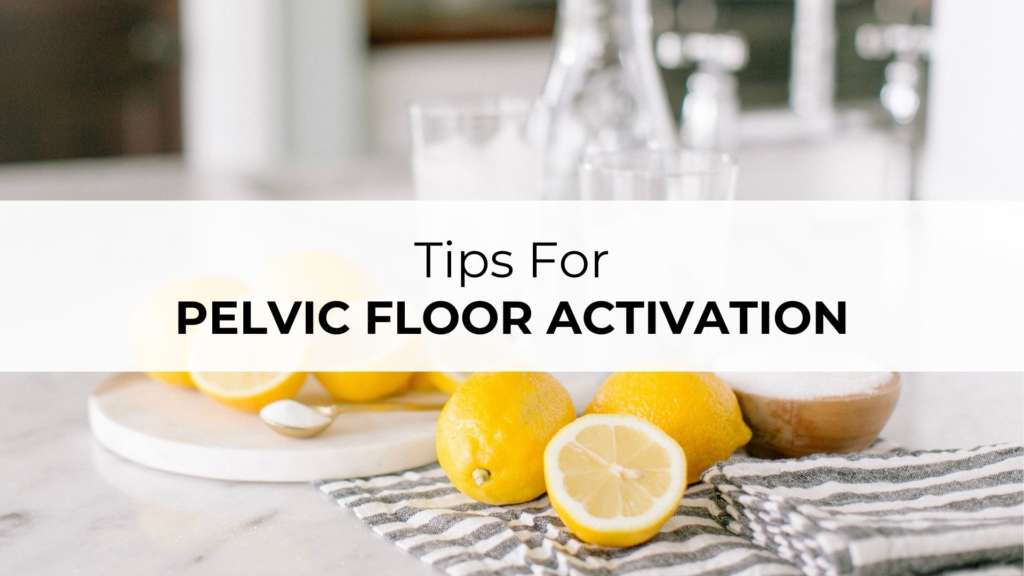 image of pelvic floor activation